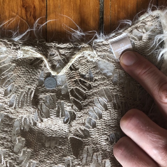 Anthropologie Cropped Eyelash Cardigan - Picture 4 of 5